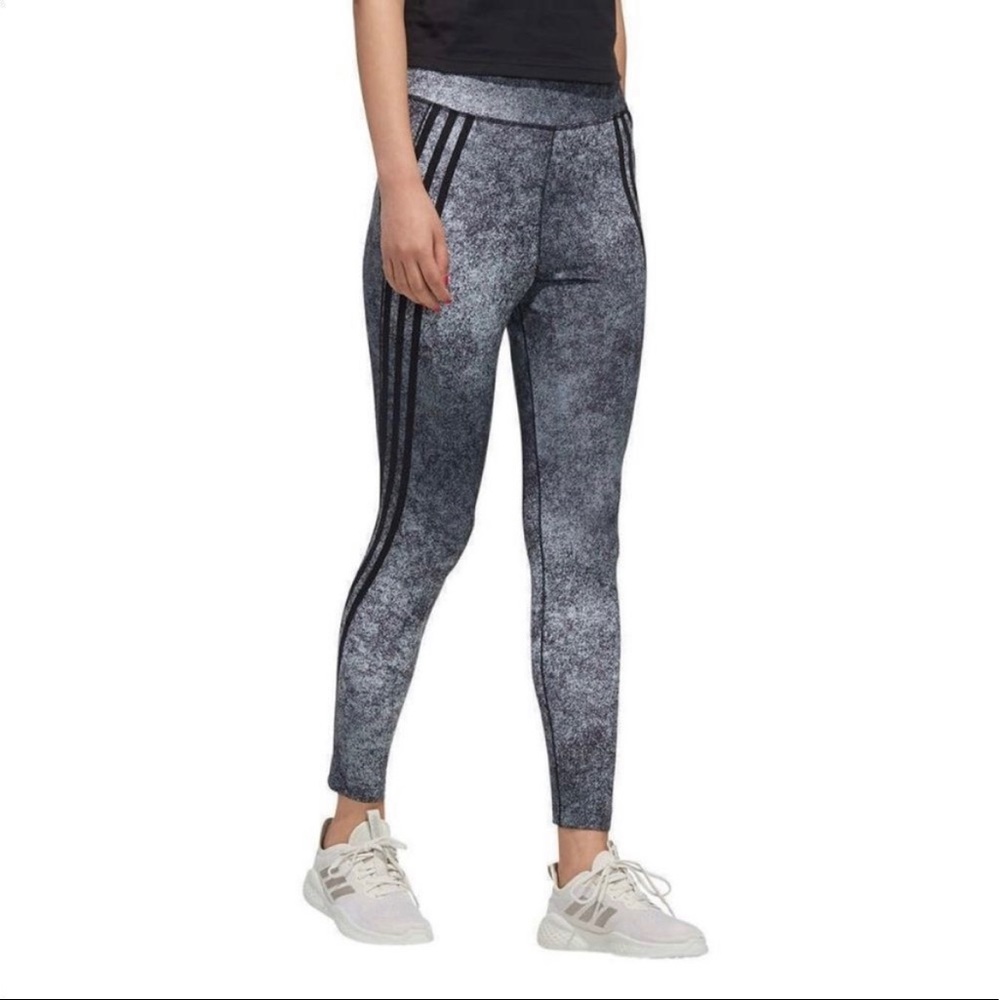 Gray Adidas Aeroready leggings